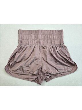 Free People Movement High-Waisted Mauve Running Shorts Activewear Medium
